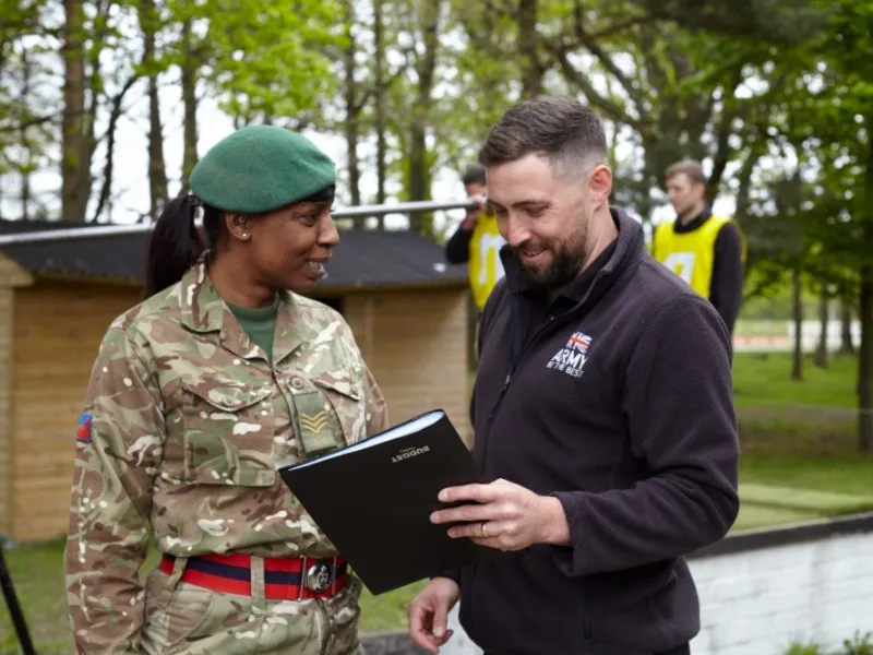 woman-holding-infographic