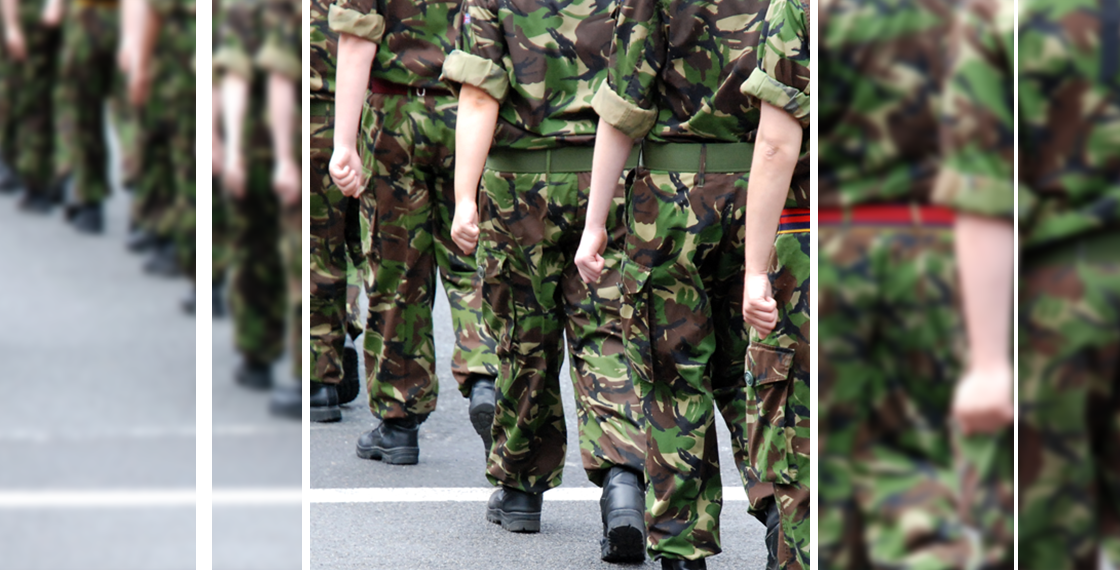 British Army - marching