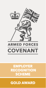 Gold award Defence Employment Recognition Scheme