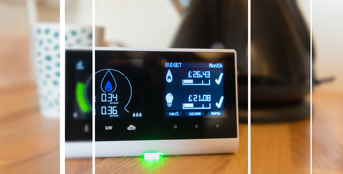 Smart meter on the table
