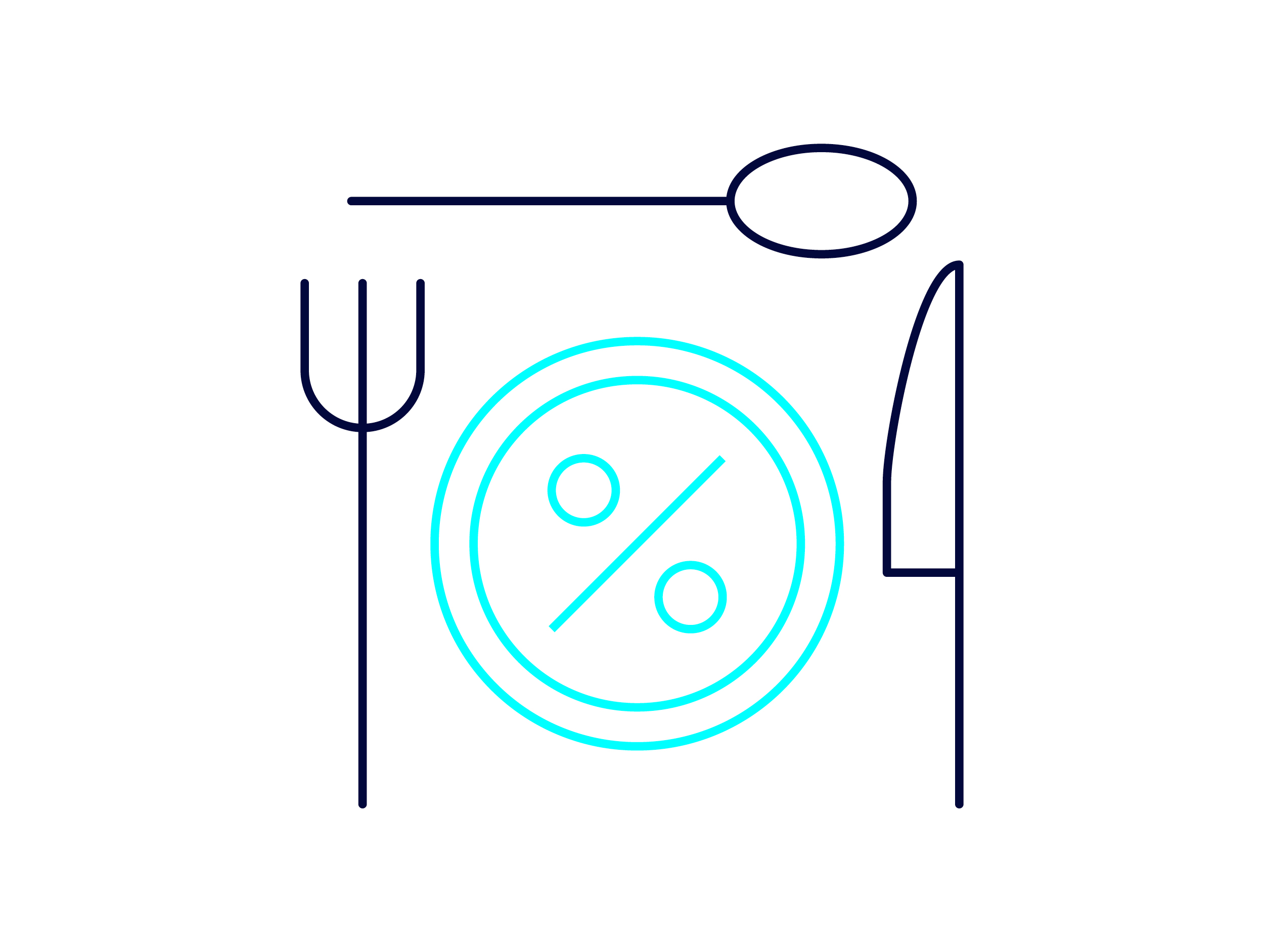 Restaurant discounts Capita benefit icon