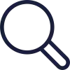 magnifying-glass blue icon