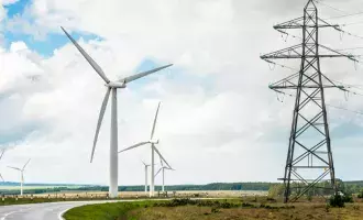Wind farm in Scotland