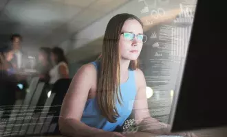 Learning-&-development-young-professional-looking-at-screen