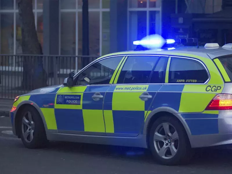 UK police car