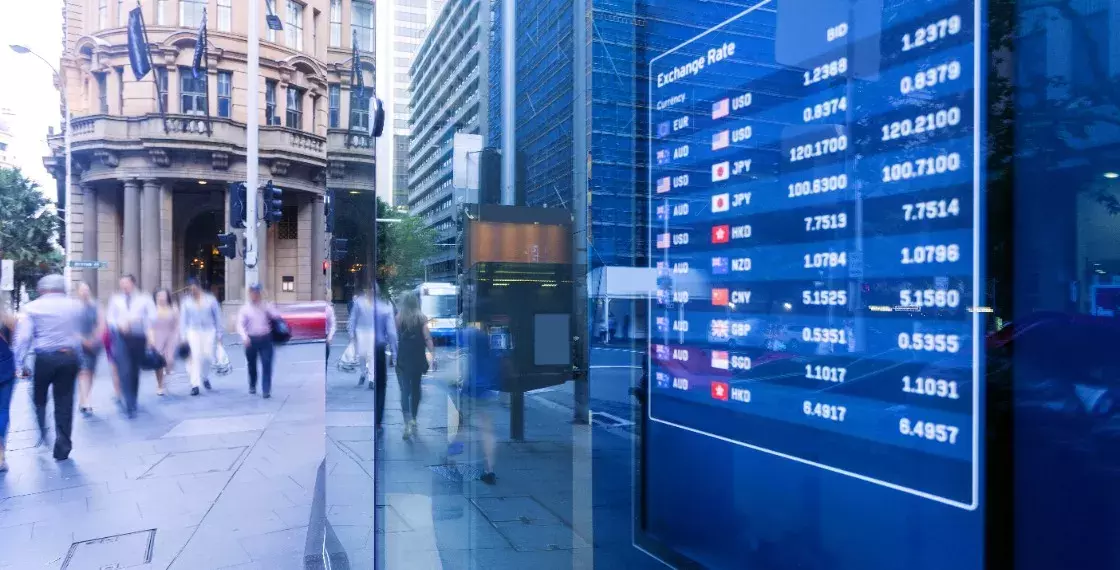 Capita Financial services Stock price electronic board