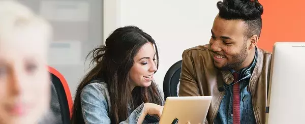 colleagues in office