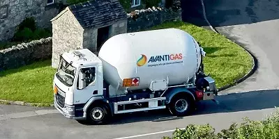 AvantiGas Cement mixing truck