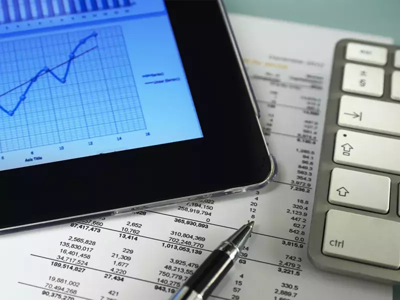 Finances - digital tablet